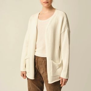 NAIF Laurent Cardigan in Ecru - S